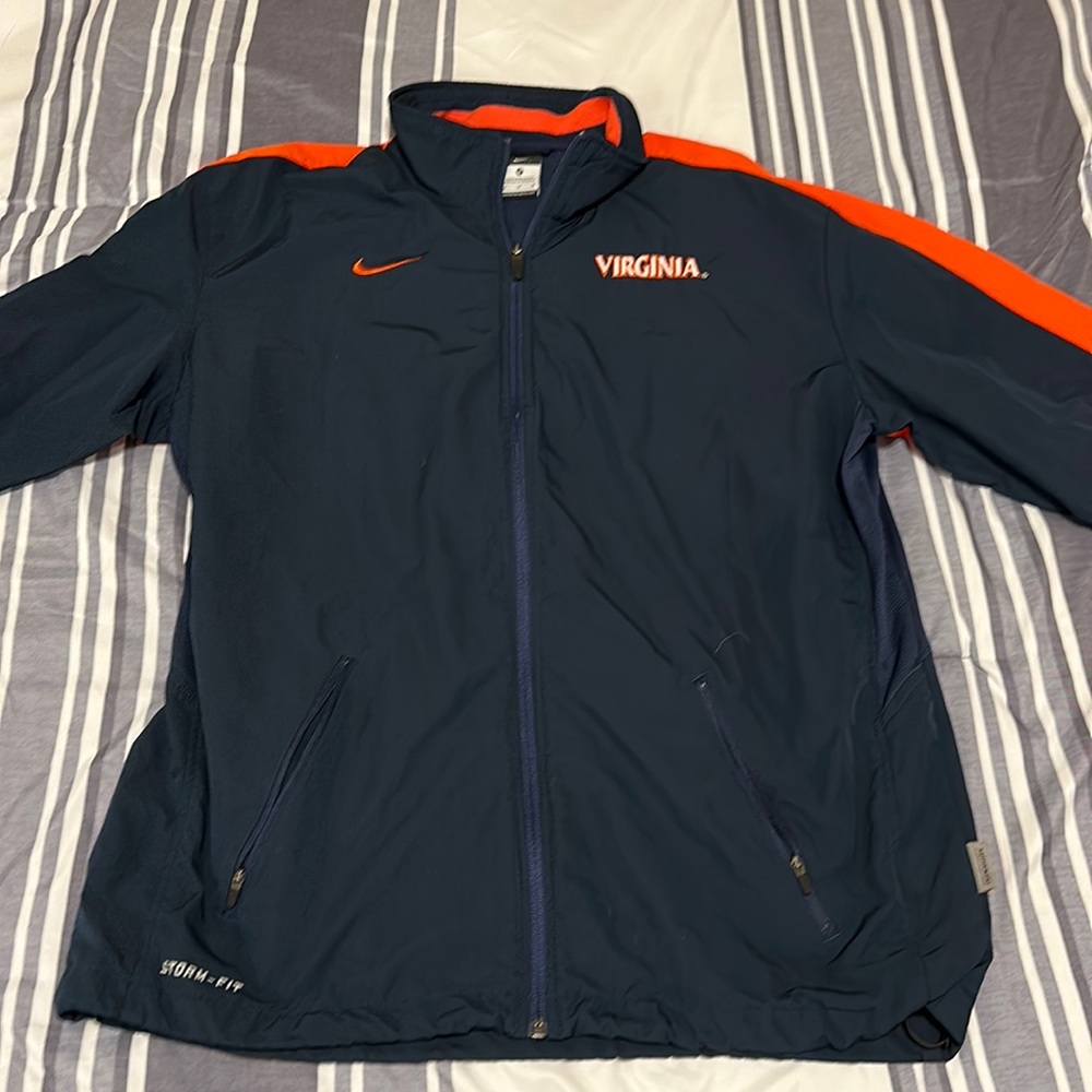 Full Zip Nike Storm Fit UVA Virginia Cavaliers Windbreaker